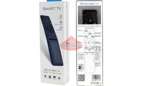 Пульт для телевізора SAMSUNG Smart TV RM-G1800 v1 з мікрофоном Універсальний - 2