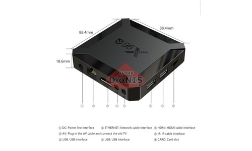 Комплект X96Q 2/16 GB Smart TV Box с USB Т2 приемником T230C (Android 10.0, WiFi 2.4) - 3
