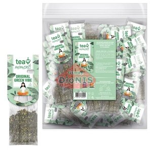 Чай зелений Tea Moments Original Green Vibe Оригінальний зелений настрій 50 кадді-пакет по 2.2 г
