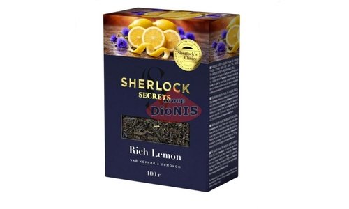 Чай черный Sherlock Secrets Rich Lemon Рич Лемон 100 г крупнолистовой - 1