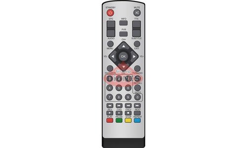 Пульт для Т2 тюнера World Vision T38/T39/T58 - 1