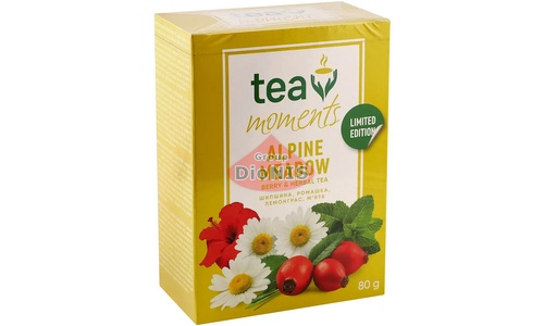 Чай фруктово-травяной Tea Moments Alpine Meadow Альпийский луг 80 г листовой - 1