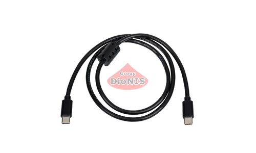 USB Type-C тато - USB Type-C тато кабель 0.8 м ATCOM Чорний 12113 - 1