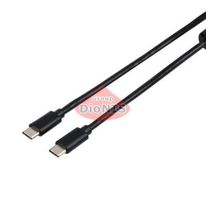 USB Type-C тато - USB Type-C тато кабель 1.8 м ATCOM Чорний 12118