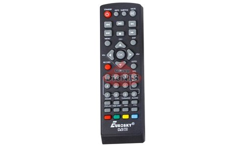Пульт для Т2 тюнера Eurosky ES-11/ES-15/ES-17/ES-18/Tiger IPTV/Q-148/T530 - 1