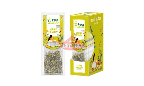 Чай фруктово-травянойTea Moments Alpine Meadow Альпийский луг 15 кадди-пакет по 2.2 г с цветами и ягодами - 1