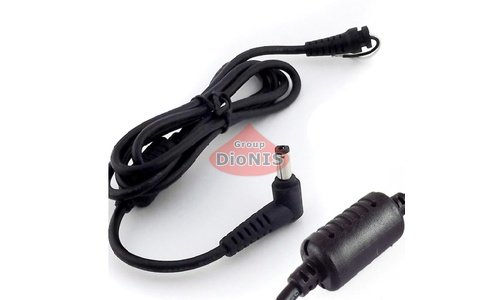 Кабель живлення DC 3.0 х 1.0 мм 1.2 m для блоку живлення ноутбука 90° кутовий 15952 - 1