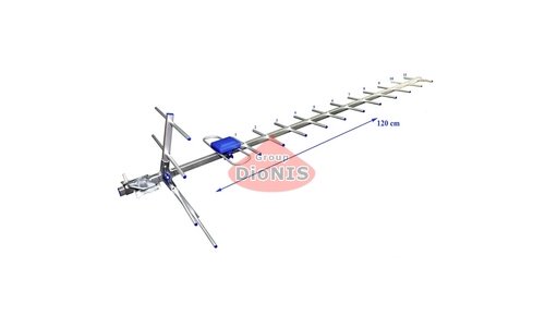 Антенна Наружная Eurosky МИР-19 Пассивная 1.20 м 60 км 16 дБ F-разъем - 1