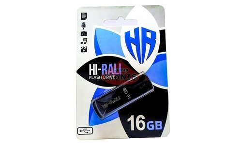 Hi-Rali 16 GB USB Taga Black HI-16GBTAGBK Флеш память - 1