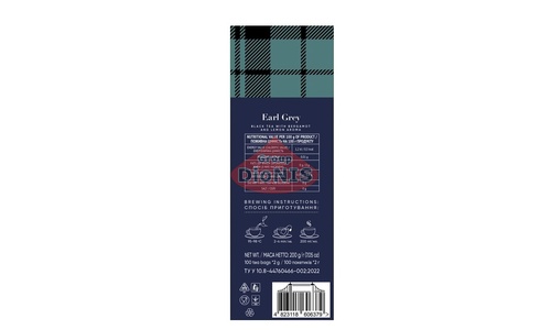 Чай черный Sherlock Secrets Earl Grey Эрл Грей 100 пак по 2 г со вкусом бергамота и лимона - 3
