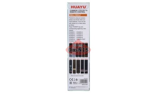 Пульт для телевізора Toshiba HUAYU RM-L1893 універсальний - 3