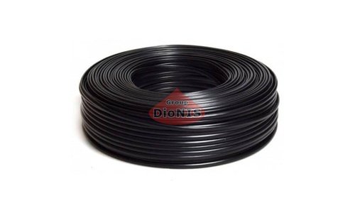 Кабель телевизионный коаксиальный DIALAN RG-6U 1.02+48/0.12 ЧЕРНЫЙ 75 Ом. (бухта 100 м.) CCS (003457) - 1