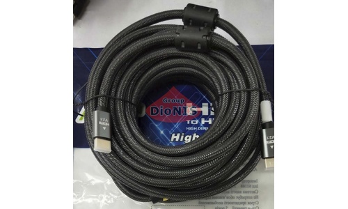 HDMI - HDMI кабель 20,0м ATCOM Premium Series 4K 60HZ v2.1 ACTIVE Черный/Серый (23720) - 1