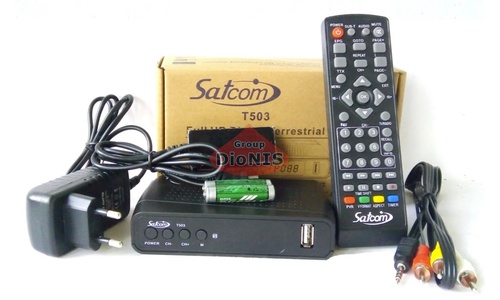 Ресивер Satcom T503 с выносным ИК датчиком (YouTube, IPTV) цифровой эфирный приемник DVB-T/T2 - 1
