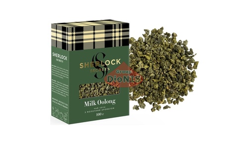 Чай Улун Sherlock Secrets Milk Oolong 100 г крупнолистовой с молочным вкусом - 2