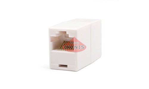 З'єднувач RJ45 ATCOM Для патч-кордів мама/мама Білий (11445) Упаковка 100 шт - 1