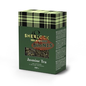 Чай Зеленый Sherlock Secrets Jasmin Tea Зеленый с цветами жасмина 100 г крупнолистовой