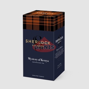 Чай черный Sherlock Secrets Mystery of Kenya Загадка Кении 22 саш по 2 г байховый высшего сорта