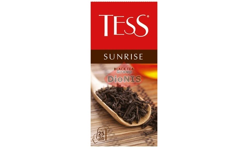 Чай черный TESS SUNRISE 25 пакетов по 1.8 г цейлонский - 2
