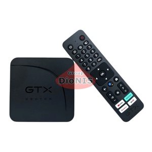 Смарт приставка Geotex GTX-R12 4/32 Gb Amlogic S905X5M Android 14 ATV WiFi 2.4/5.0+BT голос
