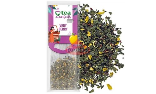 Набір чаю Tea Moments Assorted Fuit tea Асорті Фруктового чаю 15 кадді-пакет 5 смаків по 3 шт - 8