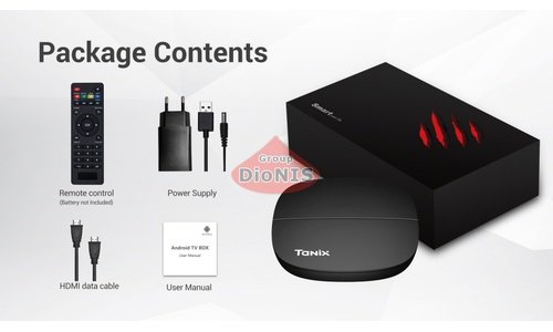 Медиаплеер Tanix H1 1/8 GB Smart TV Box 4K HiSilicon Hi3798M Android 9.0 WiFi 2.4 - 8