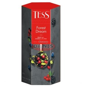 Чай чорний TESS FOREST DREAM 70 г листовий, подарунковий Тубус Преміальна колекція