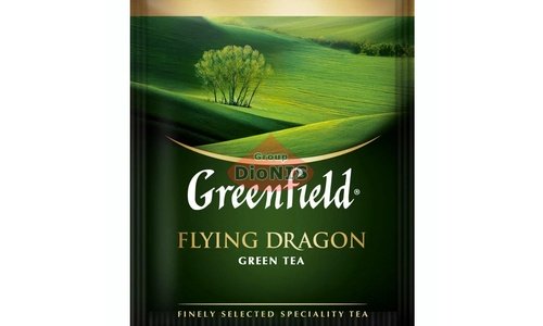 Чай зелений Greenfield Flying Dragon 100 саш по 2 г без добавок Грінфілд ХоРеКа - 1