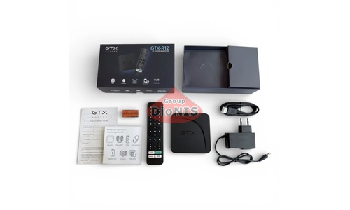 Смарт приставка Geotex GTX-R12 4/32 Gb Amlogic S905X5M Android 14 ATV WiFi 2.4/5.0+BT голос - 7