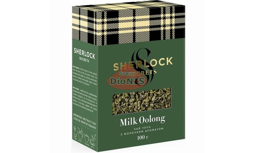 Чай Улун Sherlock Secrets Milk Oolong 100 г крупнолистовий з молочним смаком - 4