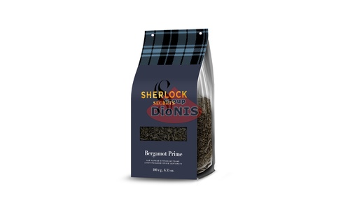 Чай черный Sherlock Secrets Bergamot Prime Бергамот Prime 180 г крупнолистовой - 1