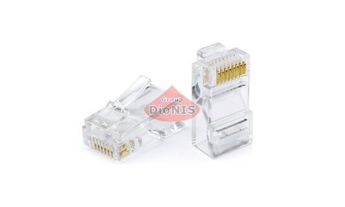 Конектор RJ45 8P8C ATCOM UTP Кат 5e 1000 шт (7943) - 1