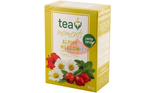 Чай фруктово-травяной Tea Moments Alpine Meadow Альпийский луг 80 г листовой - 2