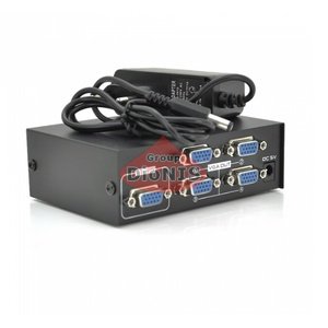 Активний спліттер VGA сигналу модель VGA-2004 200MHz 4 Port DC5V/2A 1920x1440 (03355/03356)