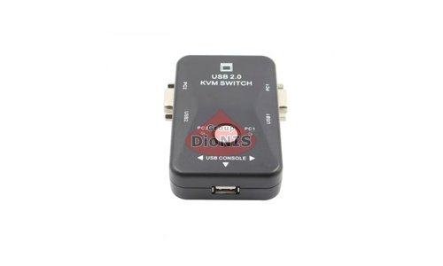 2-х портовий KVM свіч перемикач USB (15677) Model KVM-21UA 2Port USB 2.0 Switch - 1