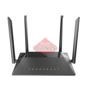 Маршрутизатор (роутер) D-Link Dir-842 2.4 и 5 ГГц Черный AC1200 802.11 ac/n/g/b/a