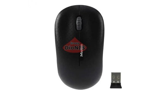 Миша бездротова MeeTion MT-R545 чорна оптична Mouse Wireless 2.4GHz 1600 dpi - 1