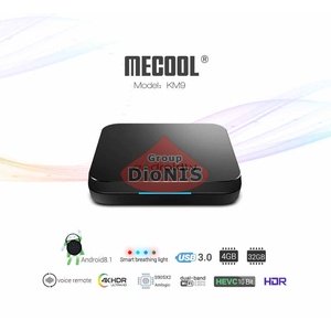 Медиаплеер Mecool KM9 4/32 GB Smart TV Box 4K Amlogic S905X2 Android 8.1  ДУ голосовый поиск