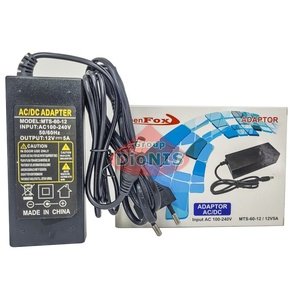 Блок живлення 12V/5A 5,5х2,5 MTS-60-12 OpenFox імпульсний адаптер на 60 Вт