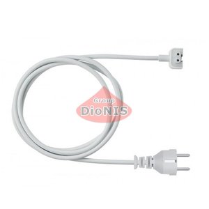 Кабель питания 220V 1.8m Voltronic 0.75 мм CEE 7/7 Евровилка для Apple MacBook, Pro, белый (03620)