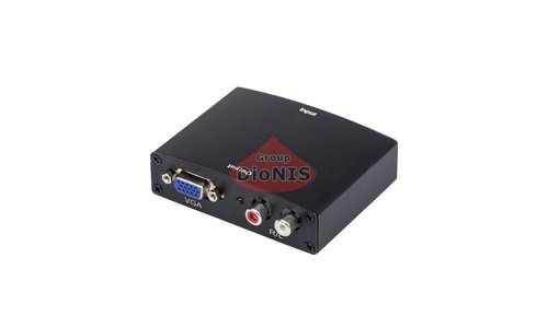 Конвертер ATCOM переходник с HDMI to VGA+2RCA CONVERTER V1009 Черный (15272) - 2