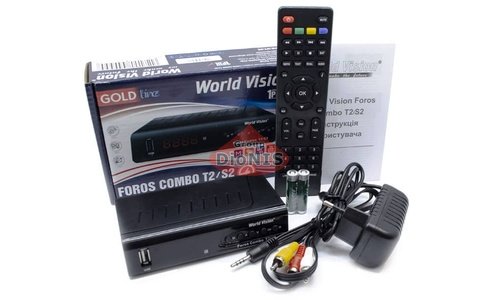 Ресивер World Vision Foros Combo S2/T2/C спутниковый и Т2 тюнер комбинированный - 5