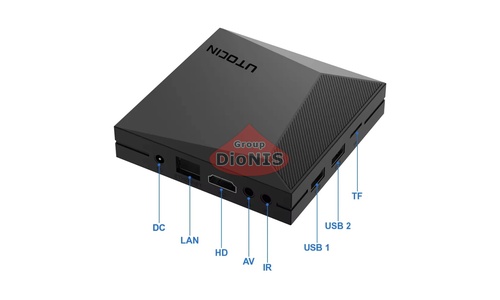 Смарт приставка UTOCIN TX99 2/16 GB 4K Box Rockchip RK3539 Android 14.0 WiFi 2.4/5+BT - 5