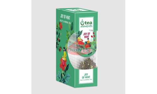 Чай фруктово-травяной Tea Moments Joy of Mint Мятная радость 15 кадди-пакет по 2.2 г с каркаде - 5