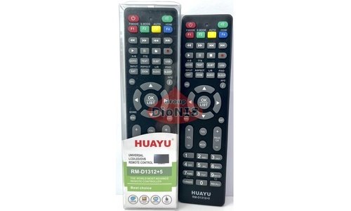 Пульт Универсальный HUAYU RM-D1312+5 для TV LCD/LED, DVB-T2, SAT, DVD, BD - 1
