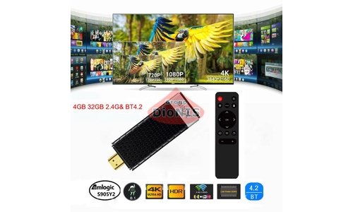 Медіаплеєр X96S STICK 4/32 GB Smart TV Box 4K Amlogic S905Y2 Android 8.1 WiFi 2.4/5+B - 8