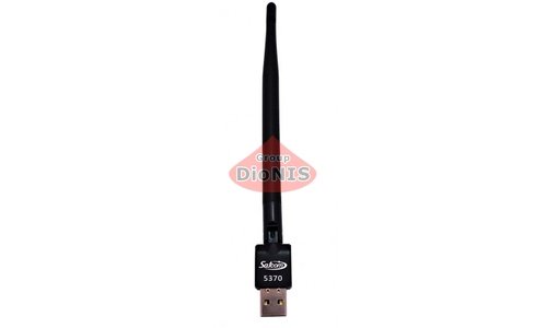 Адаптер USB WiFi Satcom (на чіпі 5370) 5 dBi (185 мм) 150 Мбіт/с Мережевий адаптер b/g/n - 1