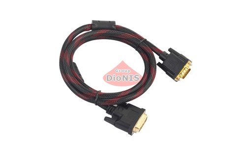 Кабель VGA папа - DVI папа 1.5m Voltronic DVI-I 24+5 (02557) - 1